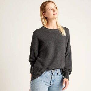 Quince 100% Organic Cotton Boyfriend Sweater